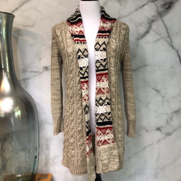 Rue21 Sweaters - Rue21 Shawl Collar Long Cardigan Sweater Medium